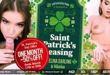 Saint Patrick's teasing VR Porn